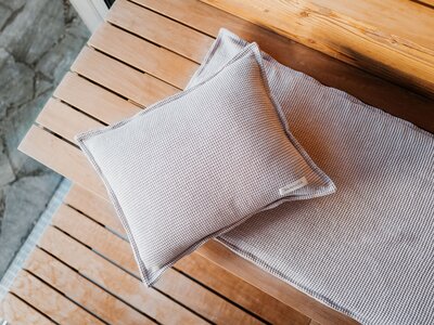 Saunasofa Set Taupe